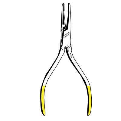 Pin Puller, Tungsten Carbide, Serrated, 3.0 Mm Tip, 5 1/2" (14.0 Cm)